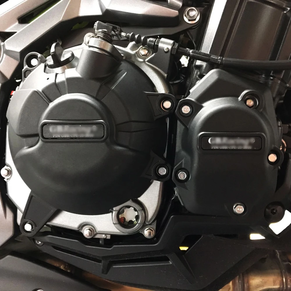 

Motorcycle Engine Protection Water Pump Cover Kit Case for GB Racing for Kawasaki NINJA Z900 2017 2019
