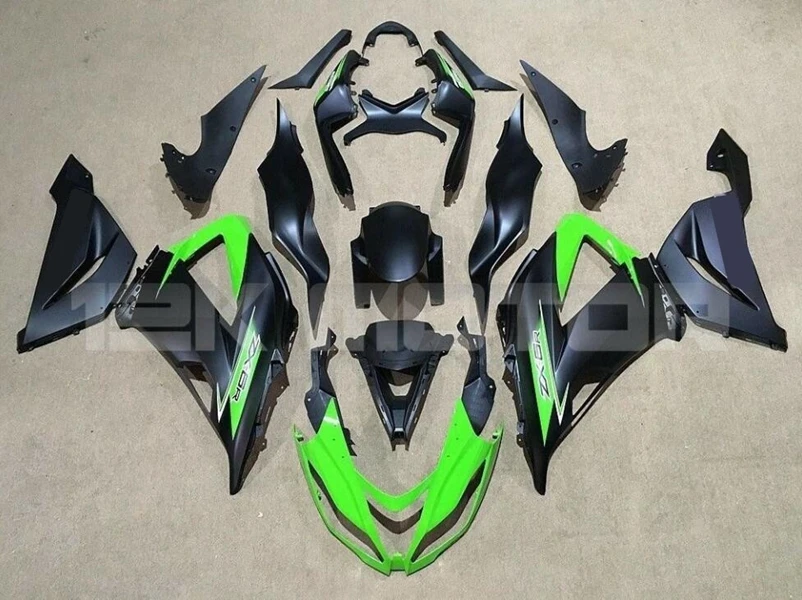 

Комплект обтекателей для мотоцикла из АБС-пластика, 4 подарка, подходит для Kawasaki Ninja ZX-6R 636 2013 2014 2015 2016 2017, комплект обтекателей зеленого и черн...