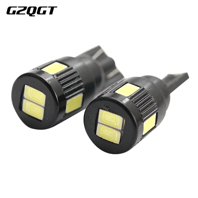 100x T10 W5W 194 5630 6 SMD Автомобильные светодиодные лампы для внутреннего чтения с