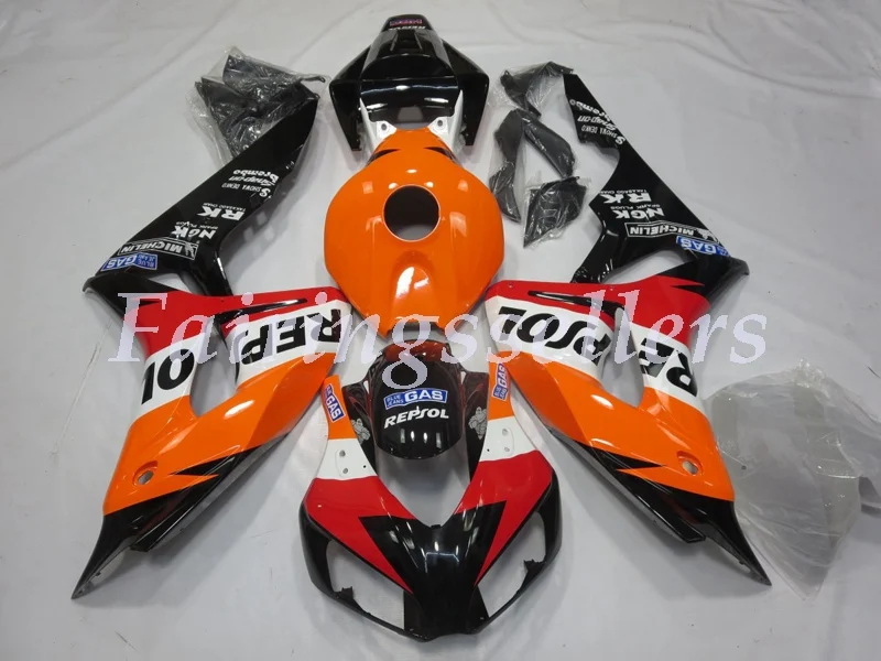 Литьевая пресс форма новый комплект обтекателей из АБС пластика для Honda CBR1000RR 06 07