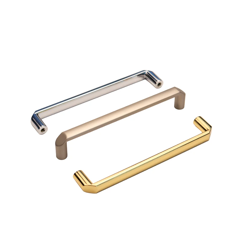 

HJY Cabinet Handle Modern Furniture Cupboard Kitchen Door Handles Chrome/Gold/Gray Wardrobe Pull Center 128mm Hardware C24087