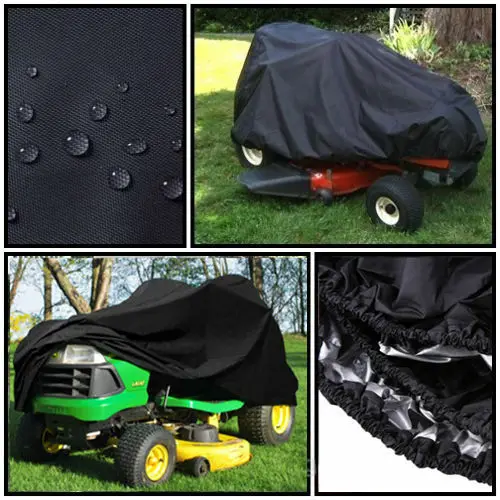 140*66*91CM Black Garden Tractor Heavy Duty Riding Lawn Mower Cover Waterproof Protector | Дом и сад