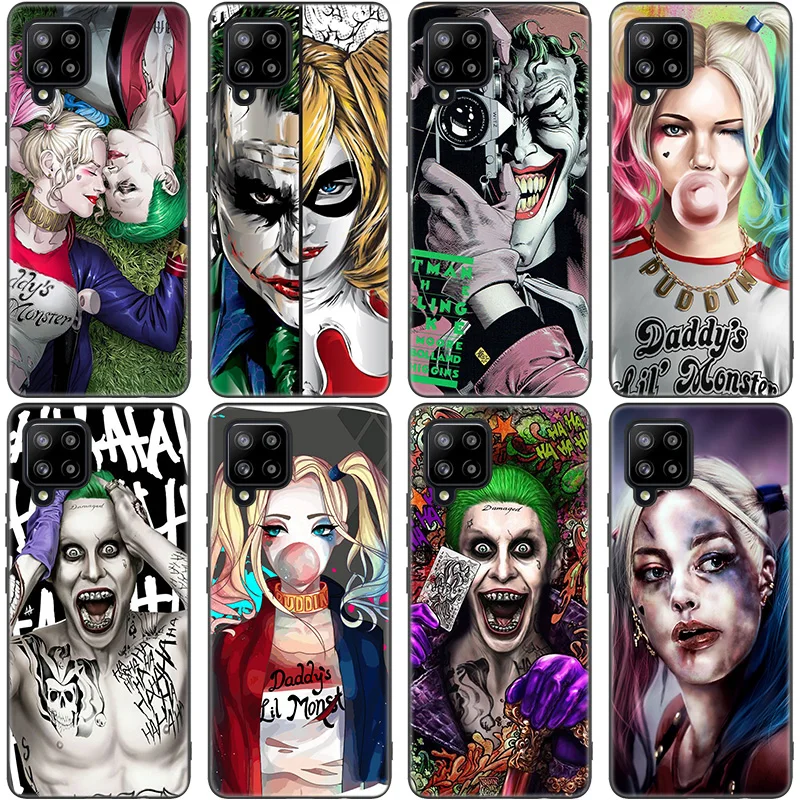 

Joker-Harley Quin Phone Case For Samsung Galaxy A12 A02S A22 A32 A52 A72 A71 A51 A41 A31 A21 A11 A50 A70 A10S A20S Black Cover