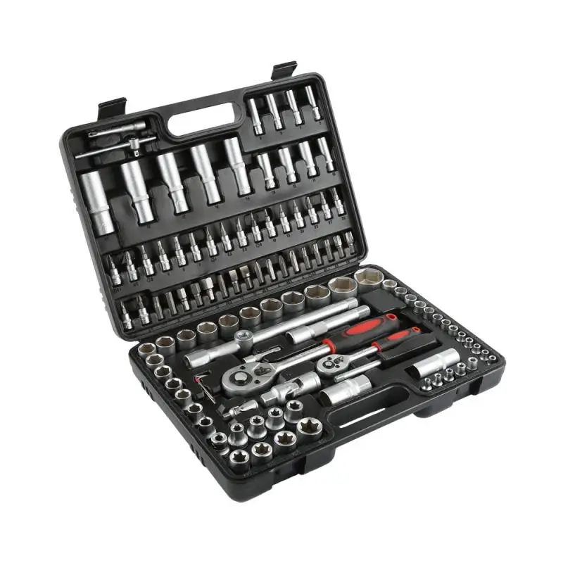 

Набор торцевых ключей HWC 108 шт., 1/4 дюйма, с торцевыми втулками, блок двигателя, восстанавливающий поврежденную резьбу, набор инструментов для...