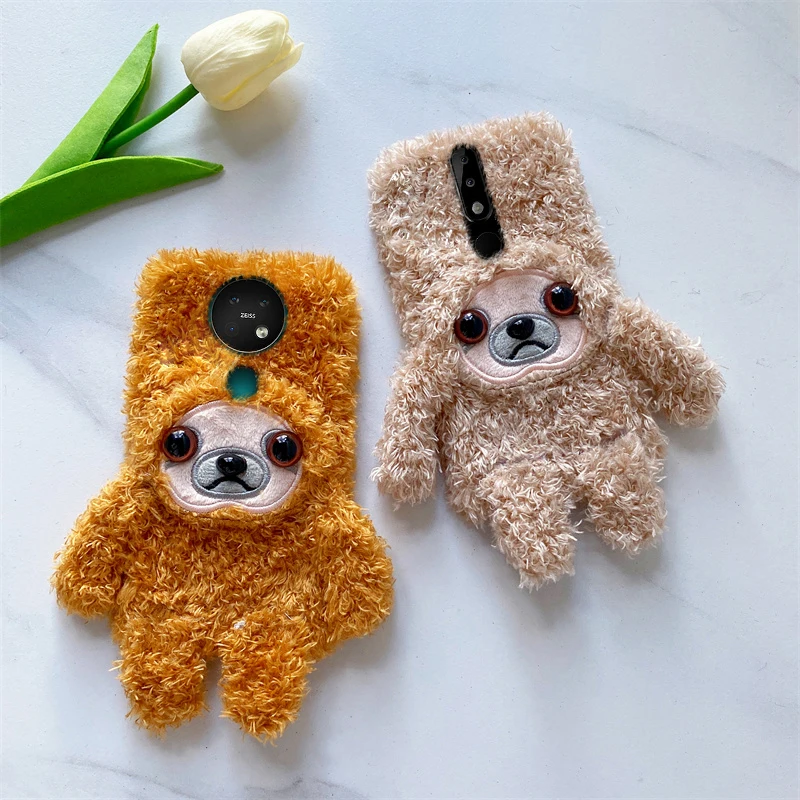 Симпатичный мягкий чехол с изображением ленивой утки для Nokia 5 1 6 7 8 4 plus 3 2 - купить