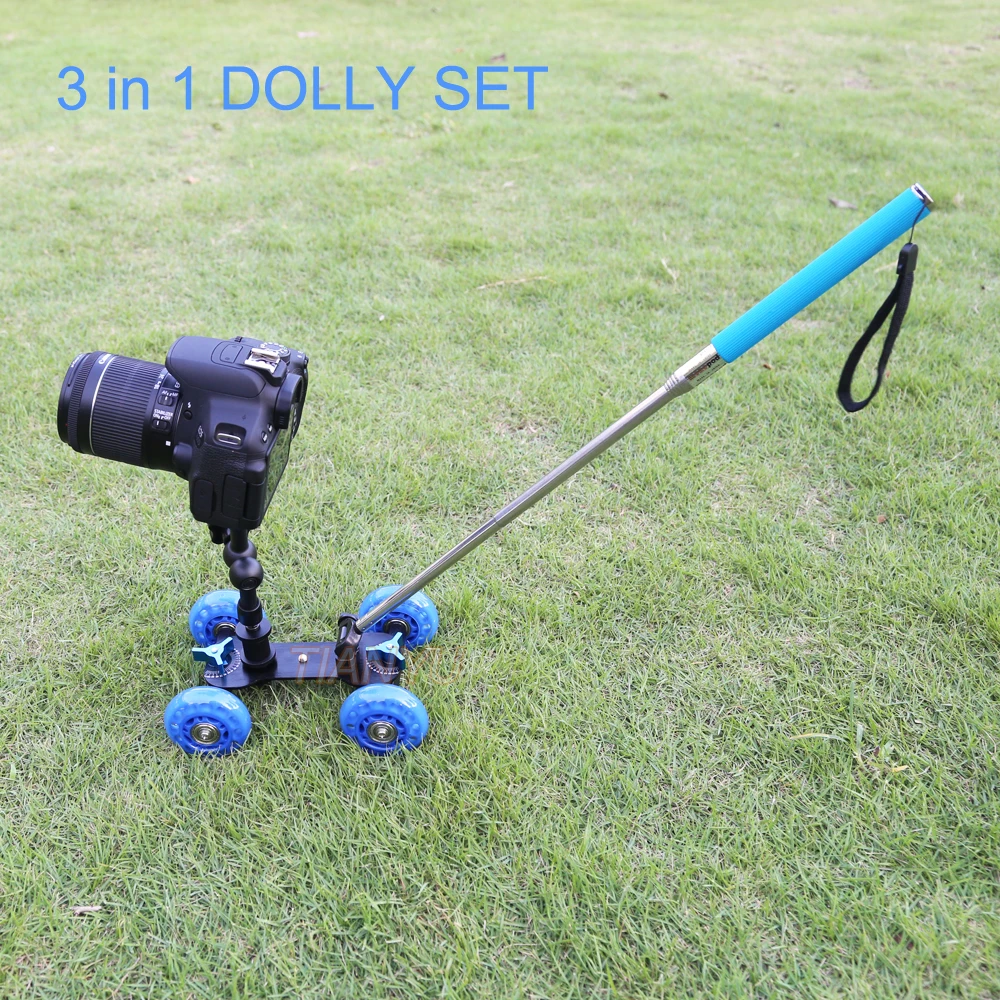 DSLR Rig Настольная Фотография Долли + 7 дюймов Magic arm ручной рычаг монопод камера