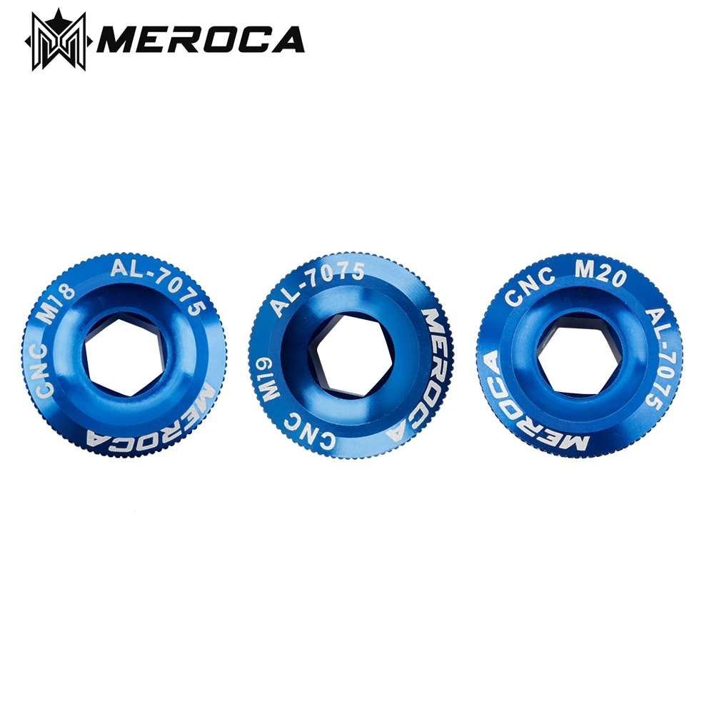 MEROCA Crank Screw M18/M19/M20 Bolt MTB Bike Iamok Cover Screws Aluminum Alloy 4 Colors | Спорт и развлечения