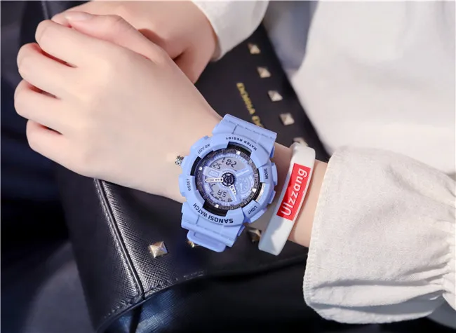 Женские цифровые часы светодиодный Электронные наручные часы Relogio Feminino цифровые водонепроницаемые спортивные часы Relojes De Mujer