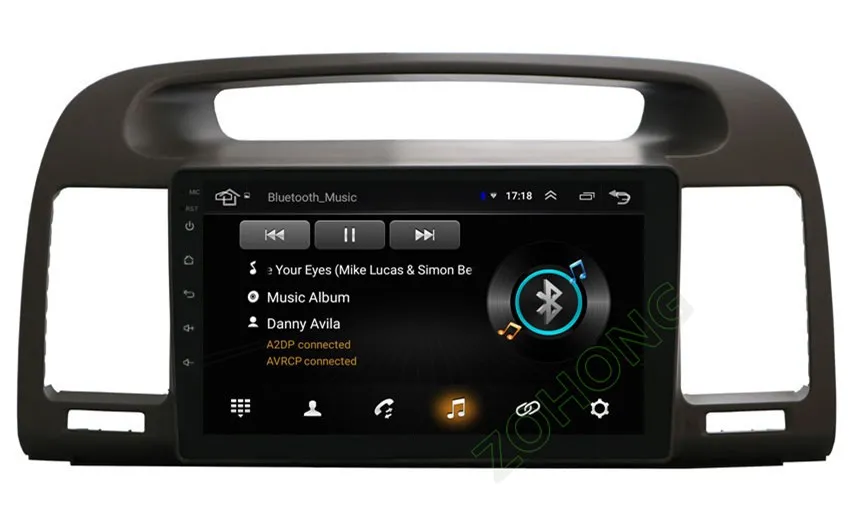 4G 2+ 32Gb 2.5D дерево цвет для Toyota Camry V30 2002-2006 Android автомобильный мультимедийный плеер авторадио автомобильный радиоприемник с навигацией GPS wifi
