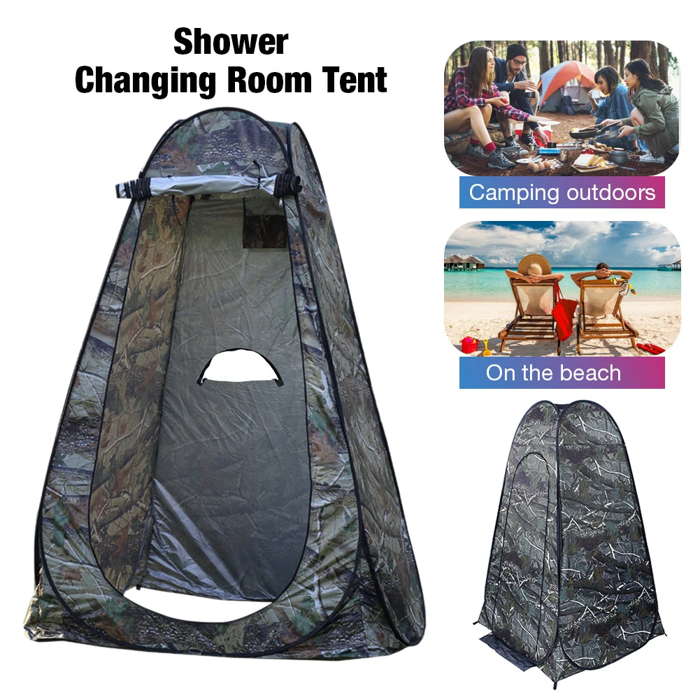 Портативная уличная душевая палатка навес от дождя для кемпинга туалета