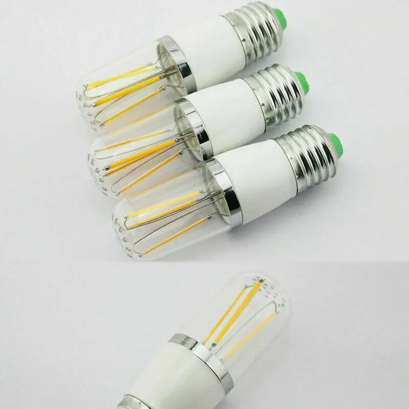 

10pcs Mini LED Filament Light Bulb E27 E14 B22 LED Fridge Freezer COB Dimmable Bulbs 3/4/6W Warm / Cold White Lamps Lighting