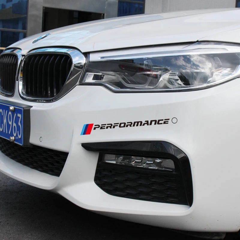 1 пара автомобильных наклеек M Performance боковое крыло заднее для BMW 2 3 4 5 F20 E90 E39 F10 X5 X6 M5