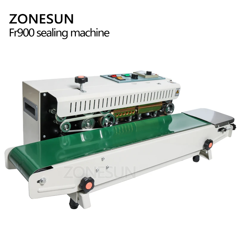 Автоматическая непрерывная герметизирующая машина ZONESUN 770 пищевой упаковщик для