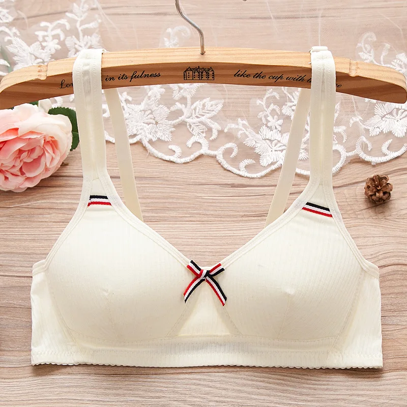 Хлопковый удобный бюстгальтер без стального кольца|Бюстгальтеры| |
