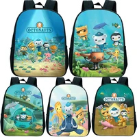 kids octonauts mini backpack baby boys girls cartoon rucksack children anime kindergarten bookbag mochila toddler knapsack gift