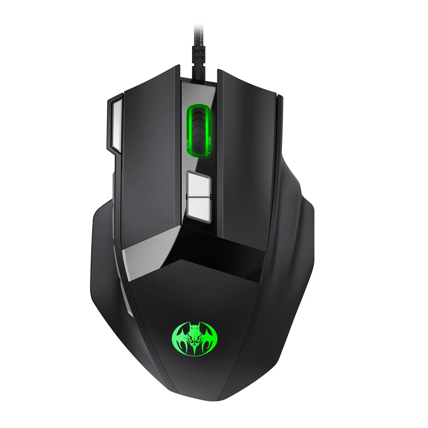 

Deep and remote bats USB cable photoelectric mouse game 7 key luminous breathing the lamp power key