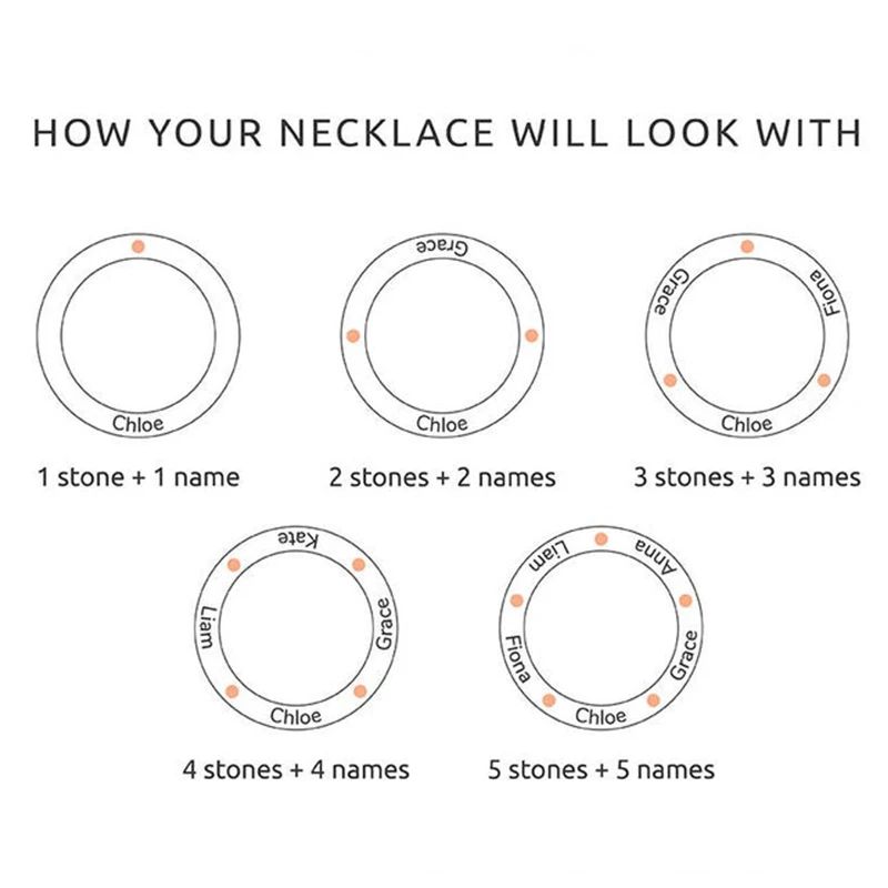 Женское Ожерелье с именем матери длинное ожерелье круглым или золотым