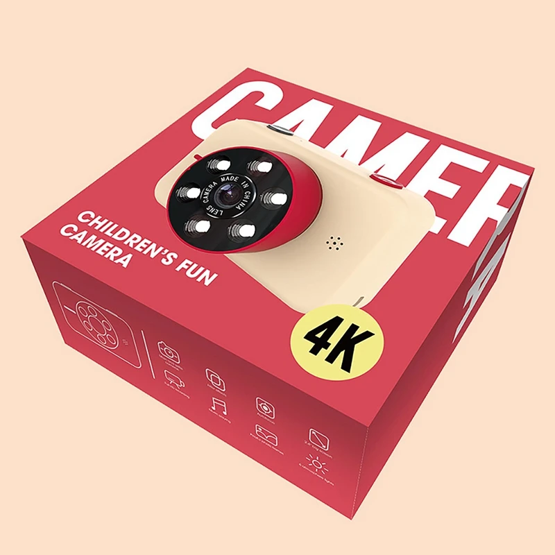 

4K HD Large Sn Front and Rear 5000W Dual Camera Children's Camera Digital Camera Video Camera Boy and Girl Toys