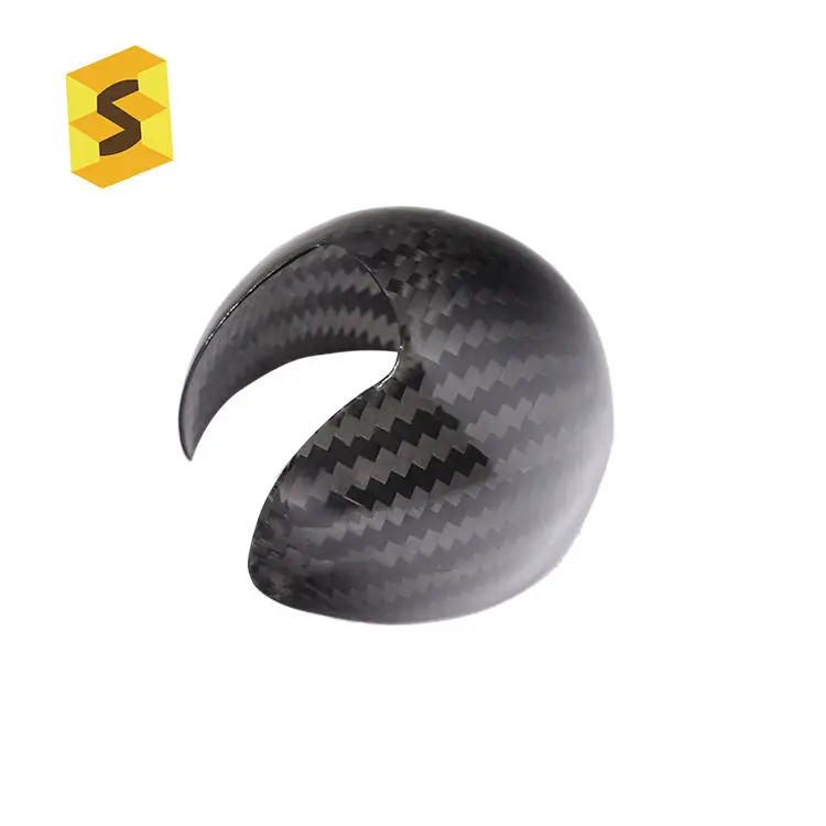 

ES N-AD-062 Carbon Fiber Car Interior Stickers For Audi A3 S3 Q2L Carbon Fiber Shift Knob