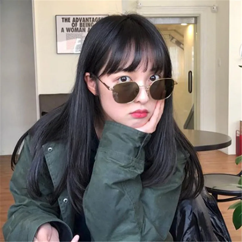 Ретро оранжевые круглые мужские Солнцезащитные очки женские модные винтажная