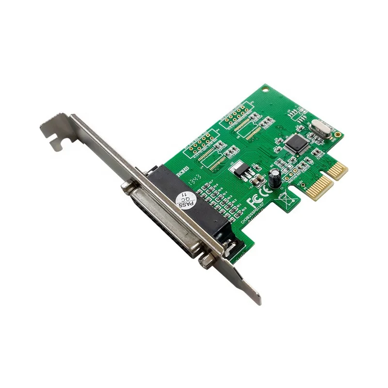 

Industrial PCIe to LPT DB25 Parallel Printer converter card pci-e printing interface expansion card WCH382L chipset