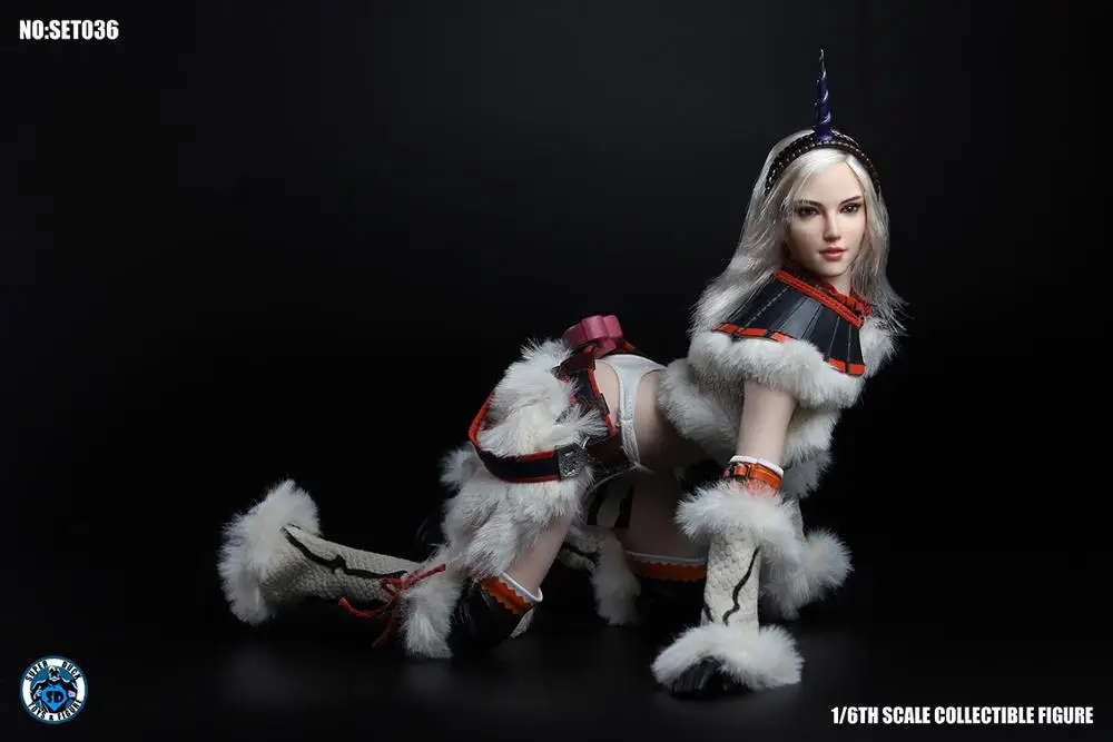 Супер утка SET036 сексуальный женский боевой костюм охотника с головой 1/6 подходит