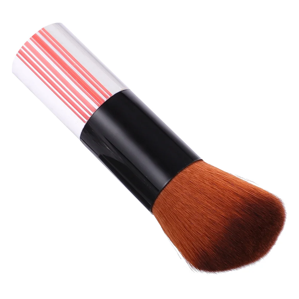 

1PC Hairdressing Neck Face Duster Brush Barber Brush(Handle for Random Color)