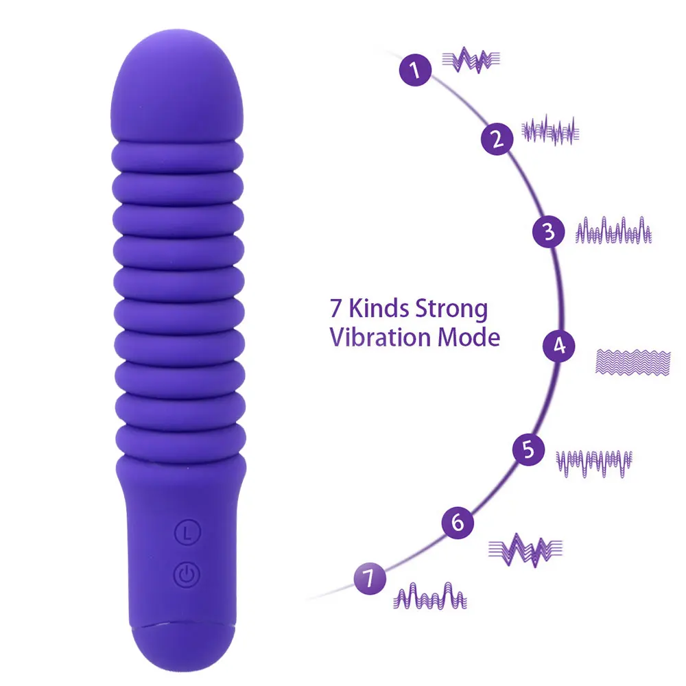 Интимные игрушки для женщин 7 Скорость G-spot головка Массажер Женский мастурбатор