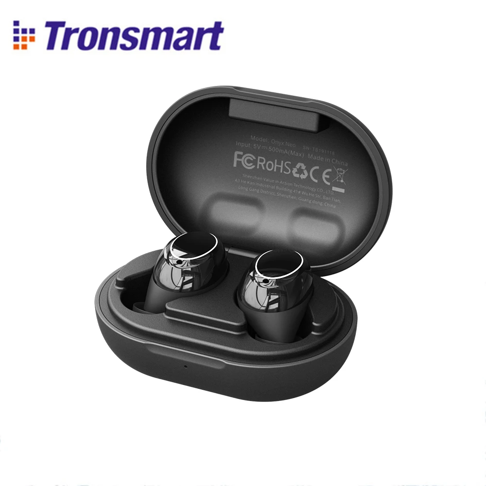 【С Qualcomm чипсет】 Tronsmart Onyx Neo Bluetooth 5,0 наушники aptX TWS беспроводные наушники регулятор громкости CVC8.0 IPX5 24H время воспроизведения