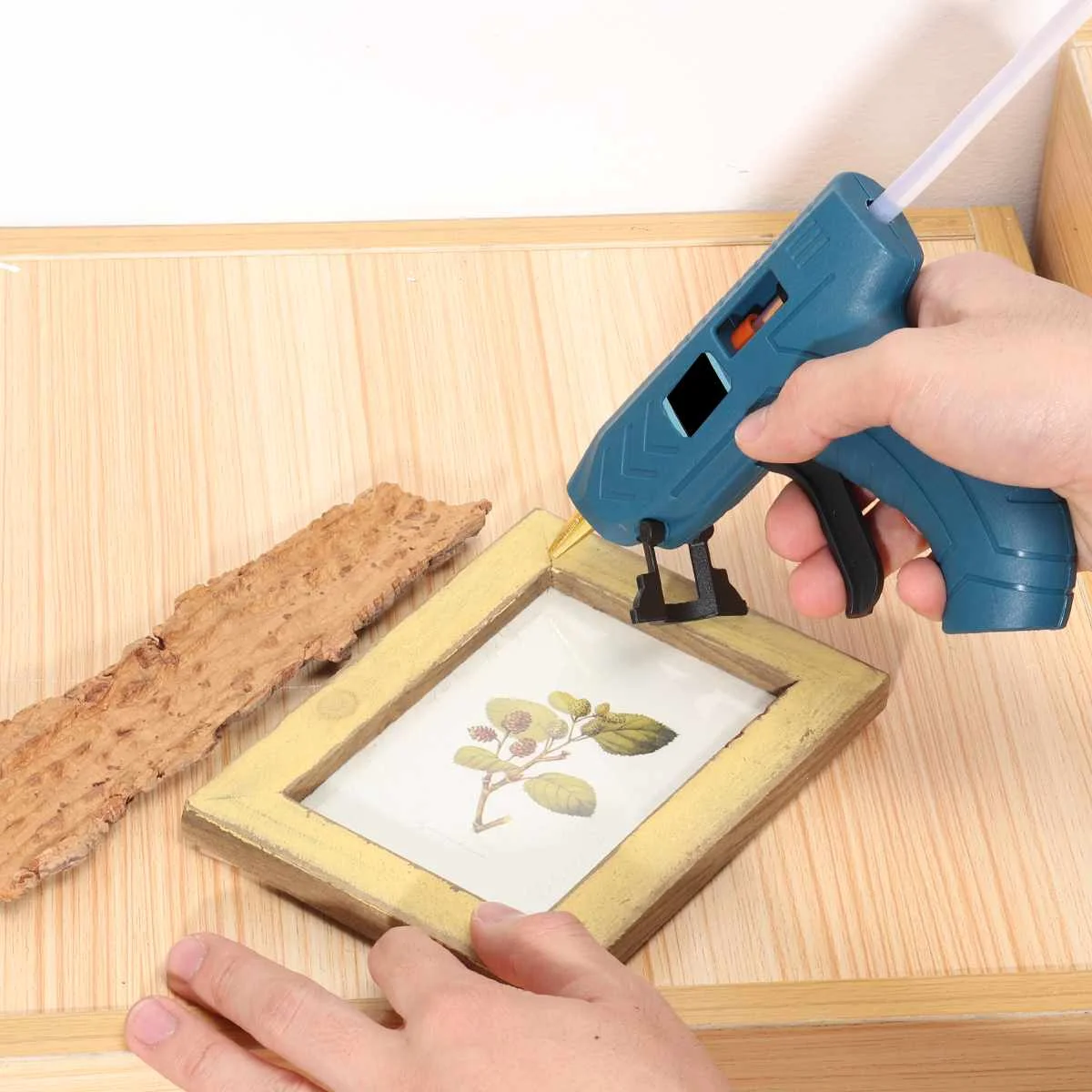 

Hot Melt Glue Gun With Glue Sticks Industrial Mini Guns Thermo Electric Heat Temperature Repair Tool DIY Cordless Glue Gun