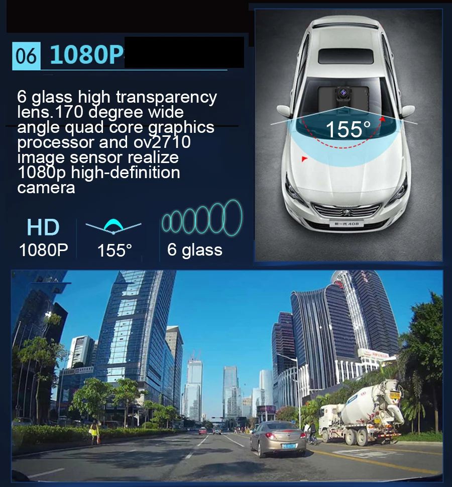 Anfilite 7 дюймов ОС Android 4 ядра GPS навигатор 768 М 16 Гб Видео тире камера Регистраторы