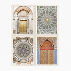 Постер с марокканским принтом Марракеша, Постер в стиле бохо, настенная живопись, мозаика, исламские картины для декора гостиной