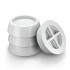 4 шт. белый стиральная машина подушечки для антивибрационные стиральная машина и сушилка Нескользящие Коврики Защитные резиновые ноги