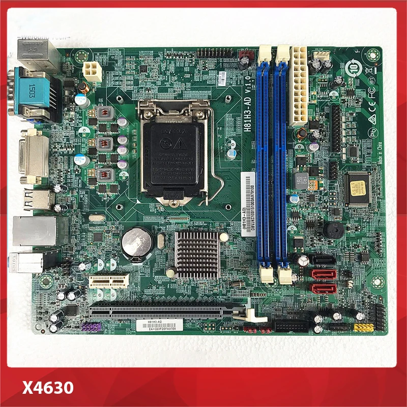

Desktop Motherboard For ACER X4630 H81H3-AD V1.0 LGA1150 H81 Integrated System Bord Fully Tested Good Quality