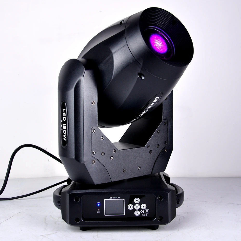 TIPTOP 150W DJ Lights Moving Head LED 3IN1 Lyre Spot Light 10 Gobos 7 Colors And 3 Face Prism For Stage Party Disco | Освещение