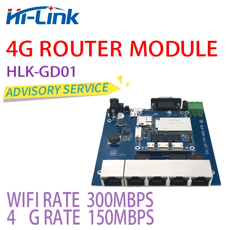 HLK-GD01 Wireless 4G Router Wifi with SIM card Portable outdoor WiFi with EC25-EUX 4G Chipset    Free Ship