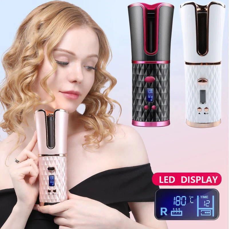 

Щипцы для завивки волос с турмалиновым керамическим покрытием и ЖК-дисплеем