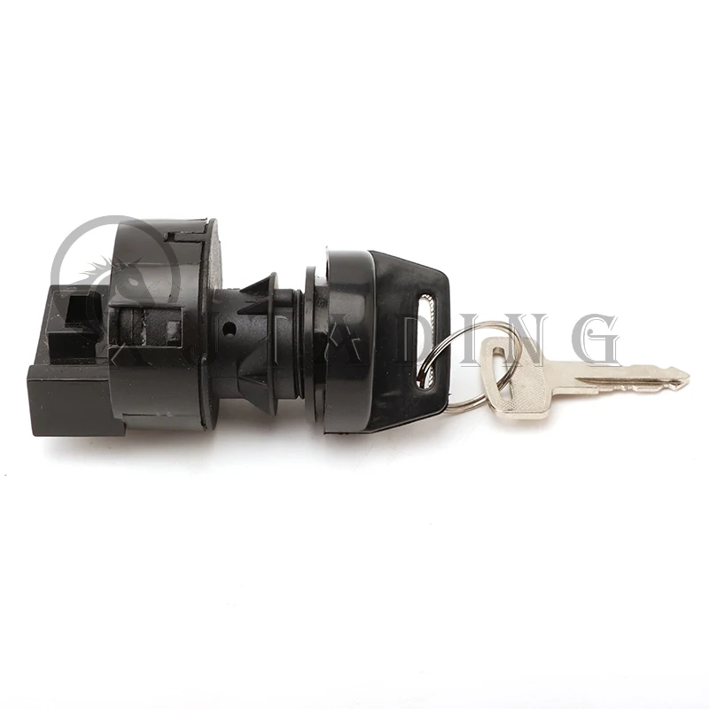Пластиковый ключ зажигания 4/6-Pin ATV замок стартера двигателя с 2 подходящими