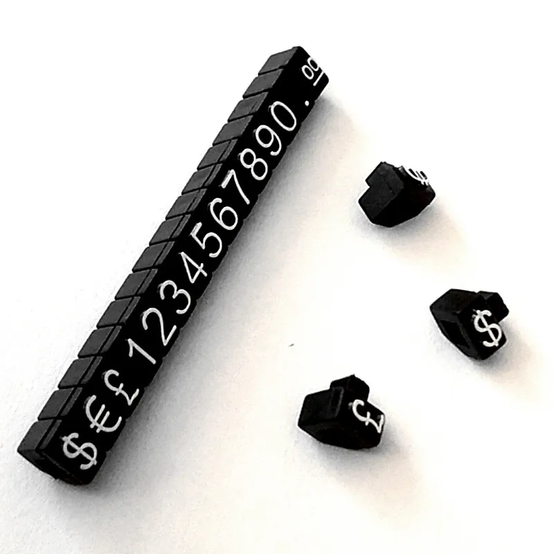 40pcs price cubes customized the price tag combined jewelry price  watch price stand tag  Price Numeral Cubes euro price shop