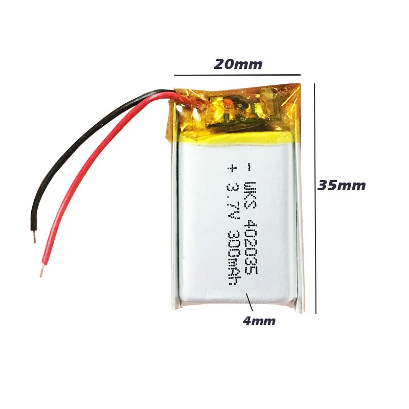 3,7 в 300 мАч 402035 042035 литий-полимерный литий-ионный аккумулятор для MP3 MP4 MP5 батарея Bluetooth гарнитура Lipo cell