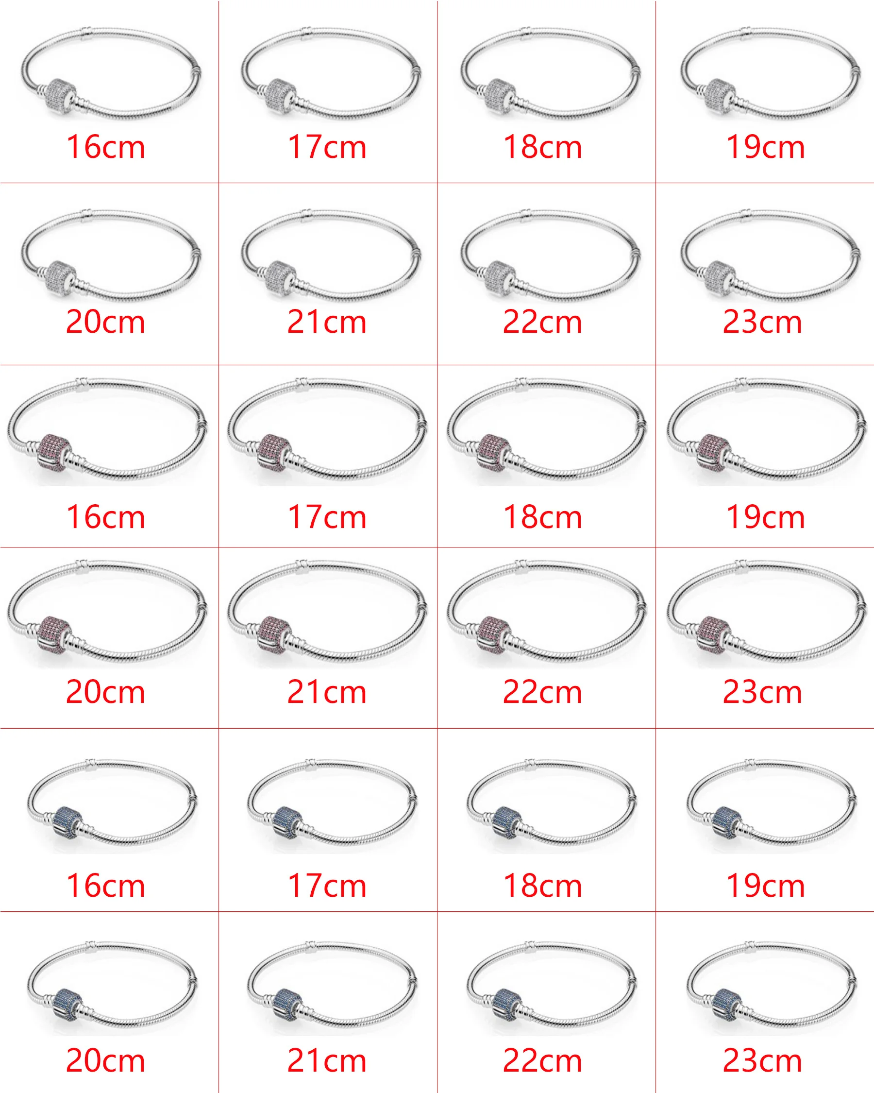 

2021 new style 925 sterling silver fashion DIY cartoon creative basic chain bracelet jewelry factory direct sales