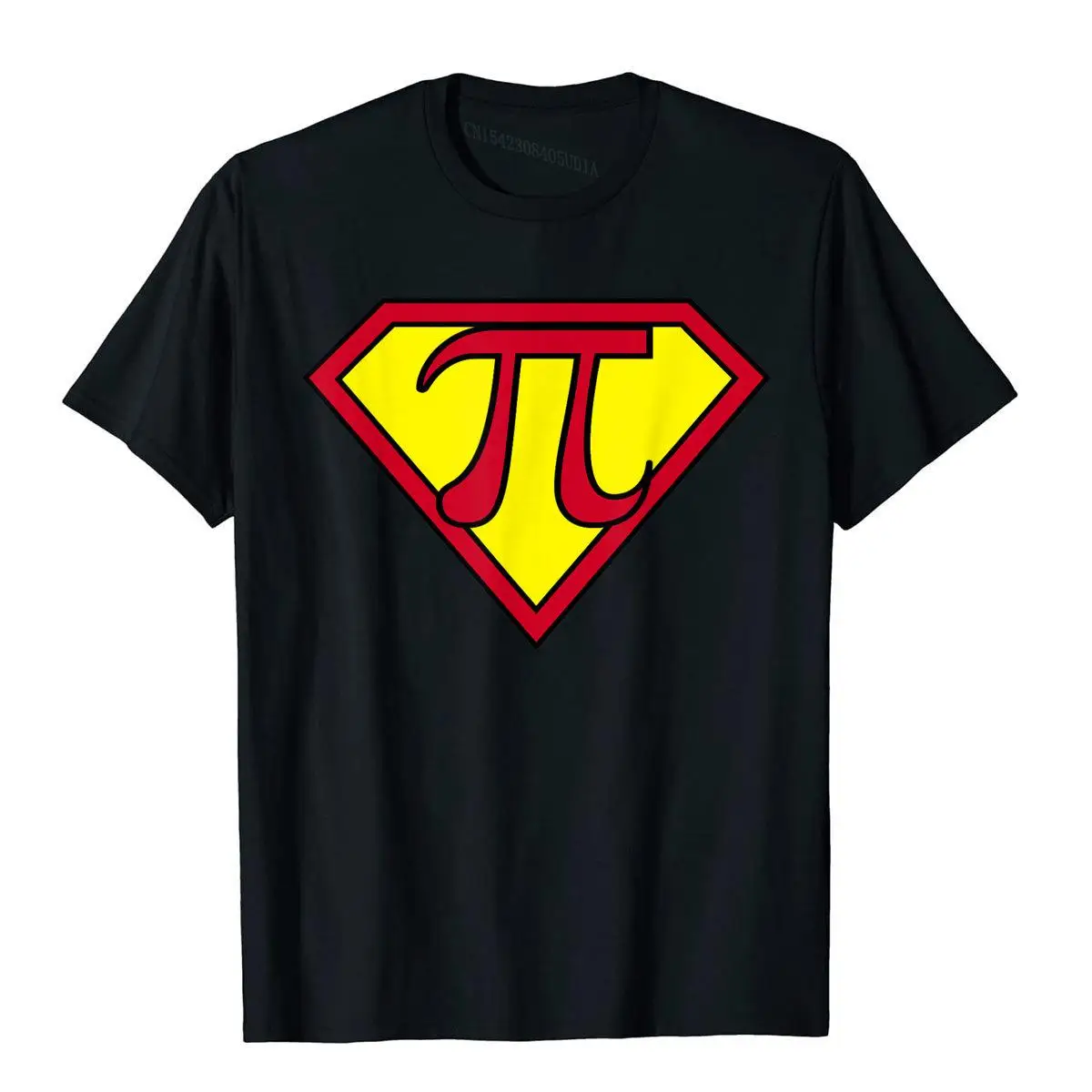 SuperPi Pi Math Teacher SuperPi Superhero Super Pi T-Shirt Cotton Printed Tops Shirt Prevailing Men T-Shirts 3D Print