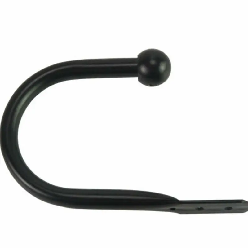 Большой стильный занавес с металлической подвеской держатель на липучке u