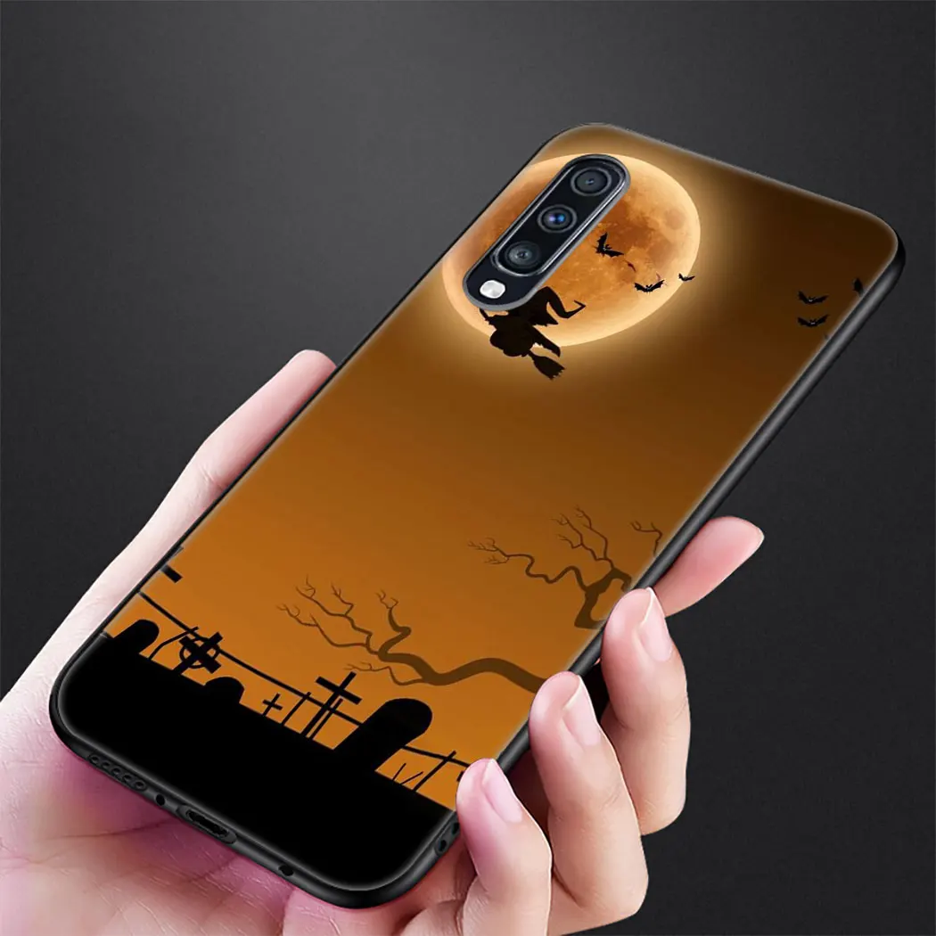 IYICAO Halloween Magic witch Soft Silicone Case for Samsung J6 A9 A8 A7 A6 Plus 2018 A5 A3 2016 2017 Phone |