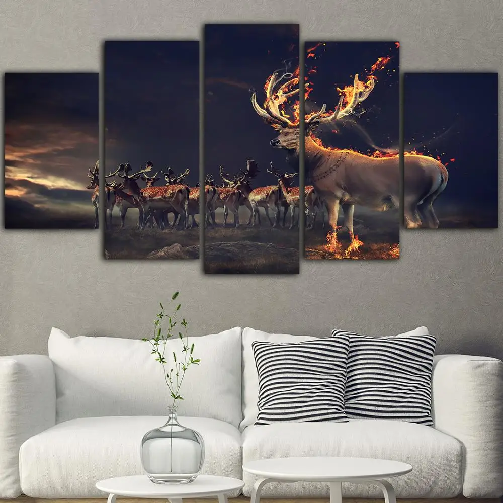 5 шт. новинка хит продаж Куадрос гранды настенные картины для спальни табличка