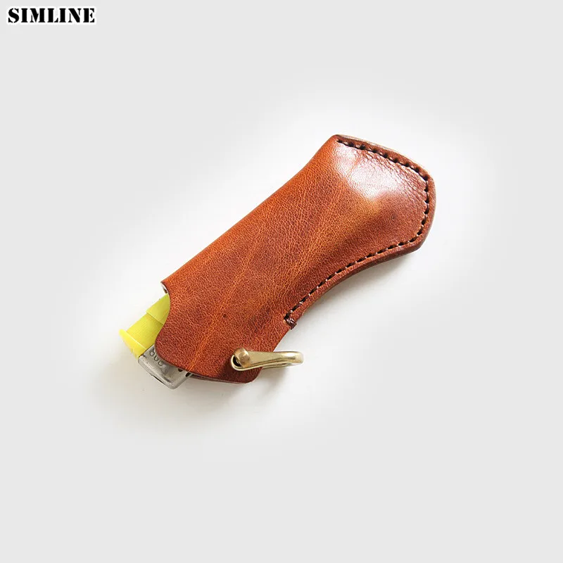 Чехол для зажигалки из 100% натуральной кожи чехол воловьей растительного