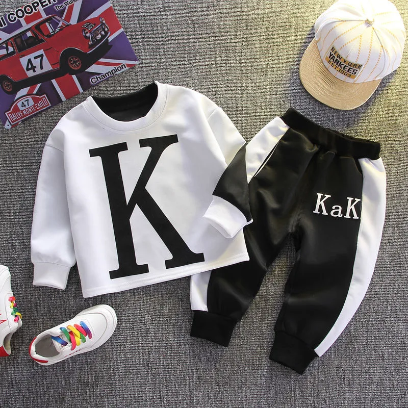 Брендовый комплект одежды для маленьких мальчиков демисезонный спортивный