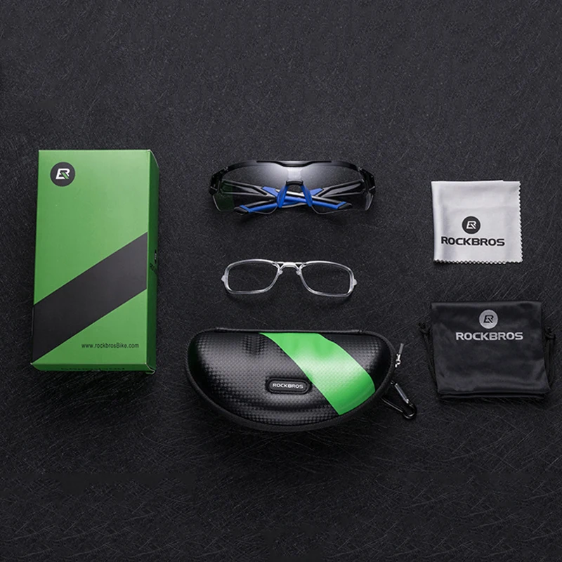 Очки солнцезащитные ROCKBROS для мужчин и женщин UV 400 фотохромные поляризационные