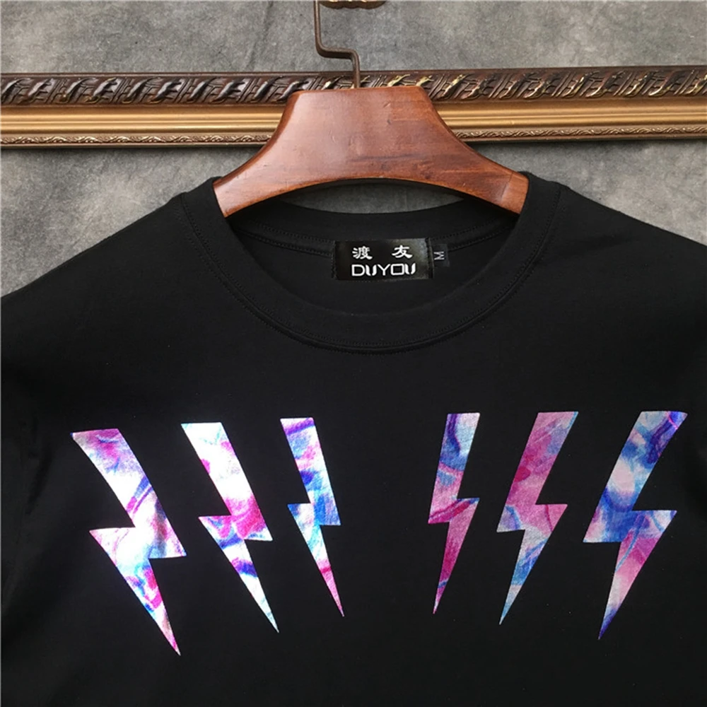 Marcelo barrett Для мужчин футболка с короткими рукавами и принтом Nishimatsu 3-х м