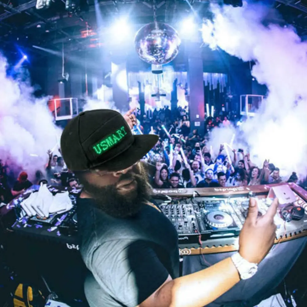 Новые мужские Регулируемые кепки крутые анимированные бейсболки с Bluetooth и